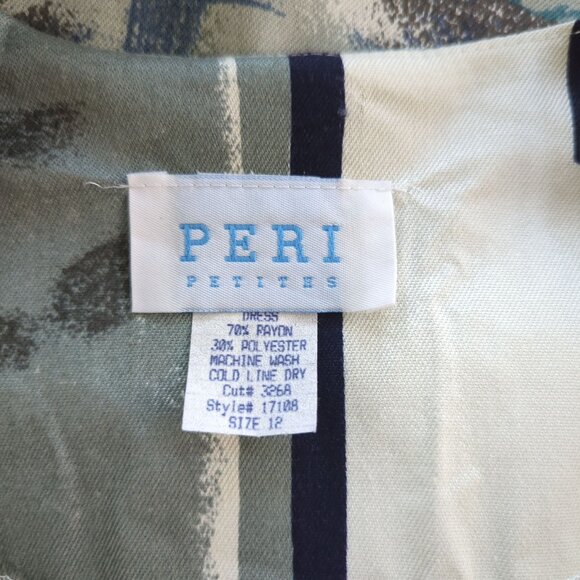 Vintage PERI Petites long sleeve open concept art abstract jacket size 12 petite - Picture 5 of 14